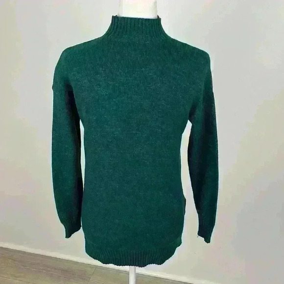 LC Lauren Conrad Dark Green Turtleneck Sweater Size XS - Picture 4 of 8